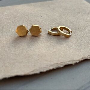 Set of 2 pairs Madewell earrings